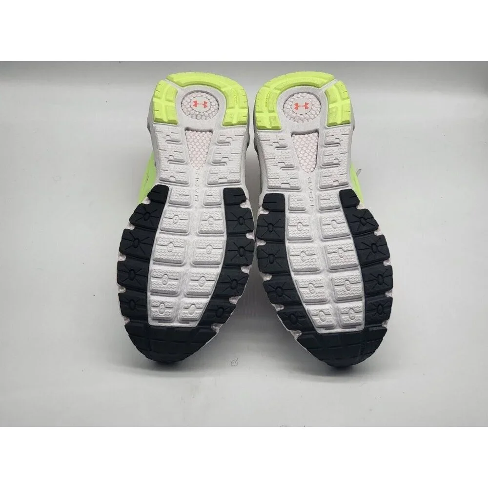 Under Armour HOVR Mega‎ MVMNT Women's 7.5 White Lime Coral Shoes 3023873-102